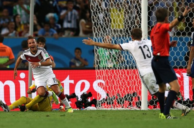 Марио Гетце вышел на замену и забил победный гол