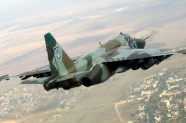 СНБО: Российский военный самолет сбил украинский Су-25