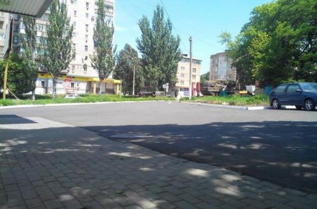 В Снежном в четверг была замечена колонна боевиков c ЗРК "Бук"