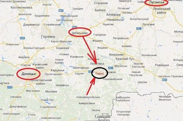 Українські війська увійшли в Торез: йде бій, задіяна авіація
