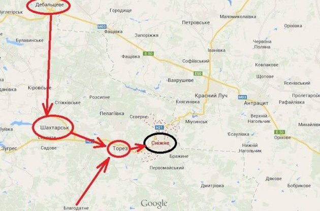 Сили антитерору "катком "рухаються до кордону з РФ, ліквідуючи терористів: Шахтарськ, Торез, Сніжне