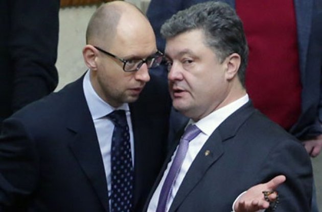 Яценюк пообещал, что противостояния между ним и Порошенко не будет