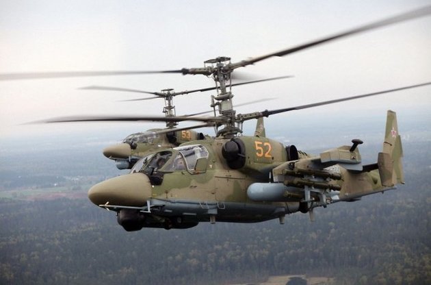 Росія перебазувала 29 новітніх ударних вертольотів Ка-52 до кордону з Україною