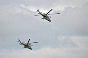 Два російських військових вертольота Мі-24 порушили повітряний простір України