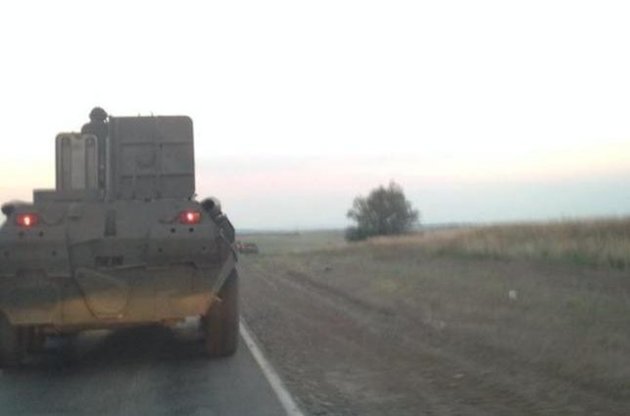 Іноземні журналісти стали свідками того, як на територію України проникає російська військова техніка