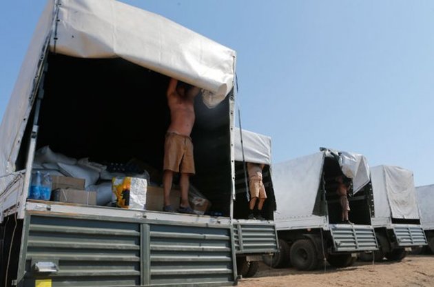 В России объяснили, почему "гуманитарный конвой" едет полупустым