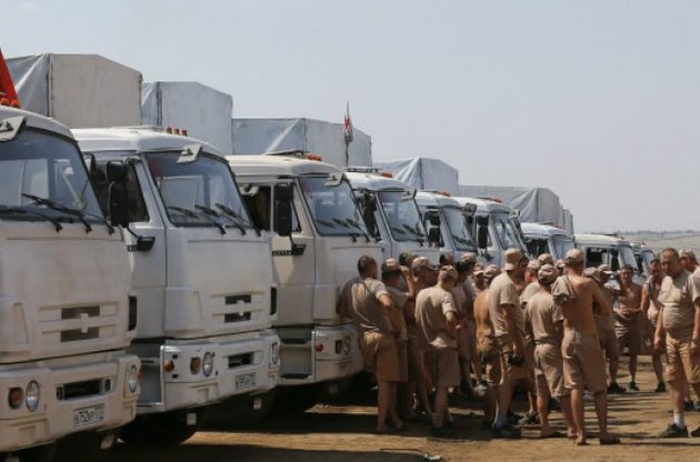 Гуманитарный груз из РФ до сих пор не может дойти до Украины