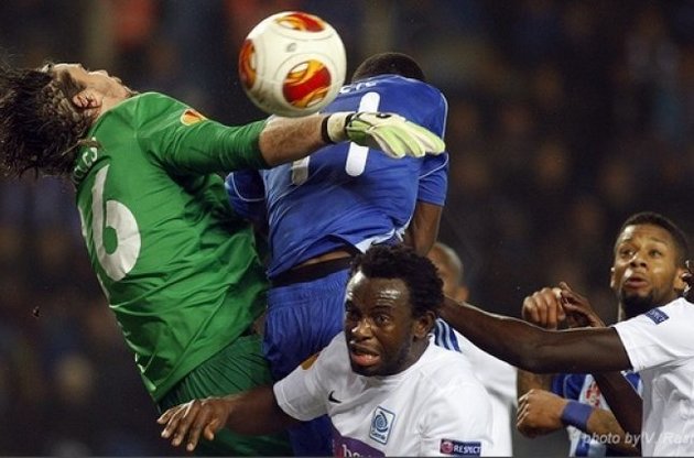 В прошлом сезоне в Лиге Европы "Динамо" вело отчаянную борьбу за выход из группы