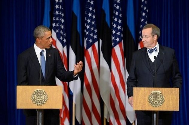 Обама встретился с президентом Эстонии Ильвесом