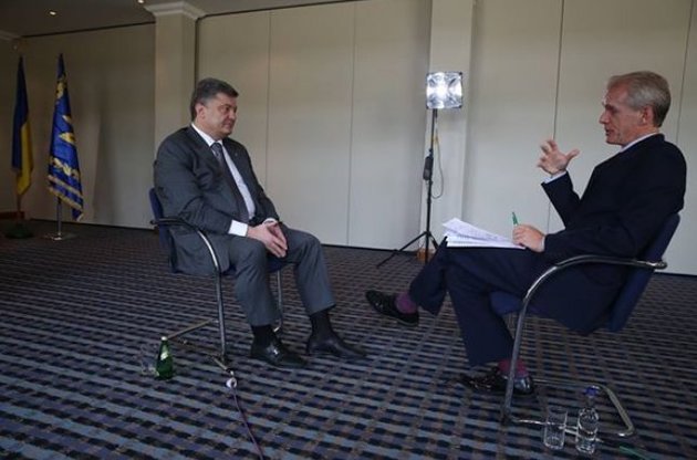 Порошенко дал интервью BBC