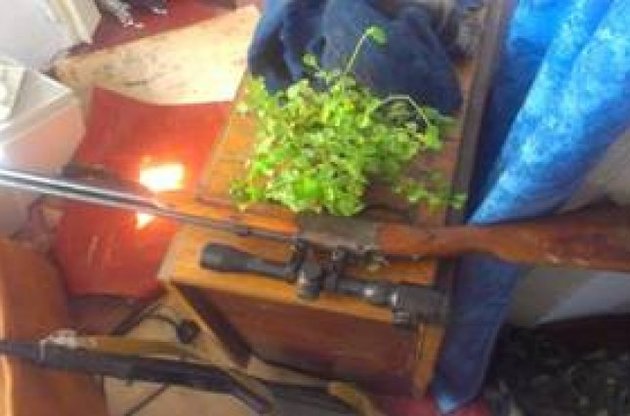 У диверсантов изъяли арсенал оружия