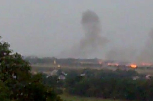 Обстрел в районе Сартаны