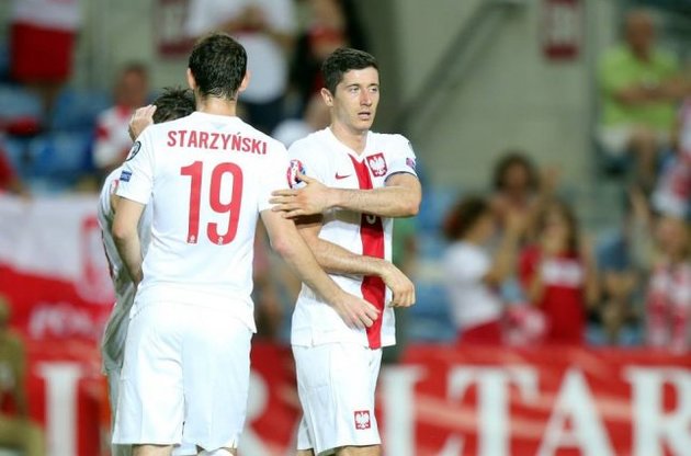 Поляк Левандовский испортил дебют Гибралтара в соревнованиях под эгидой УЕФА