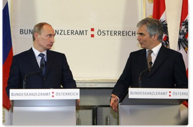 Путін шукає шлях відновлення відносини з ЄС через Австрію