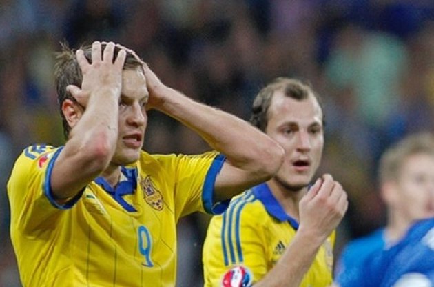 Поражение от Словакии отбросило Украину на две позиции в рейтинге ФИФА