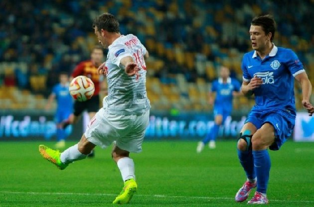 Евгений Коноплянка отметился одним опасным ударом