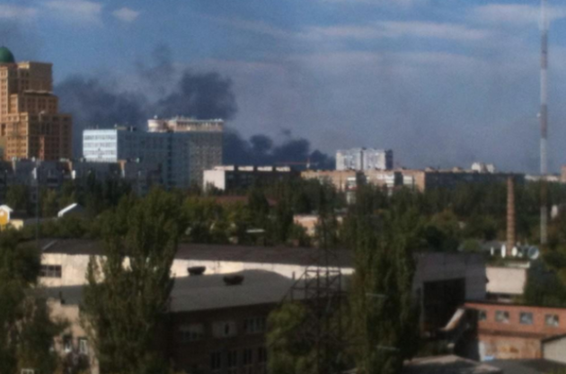 Террористы ночью обстреляли один из районов Донецка