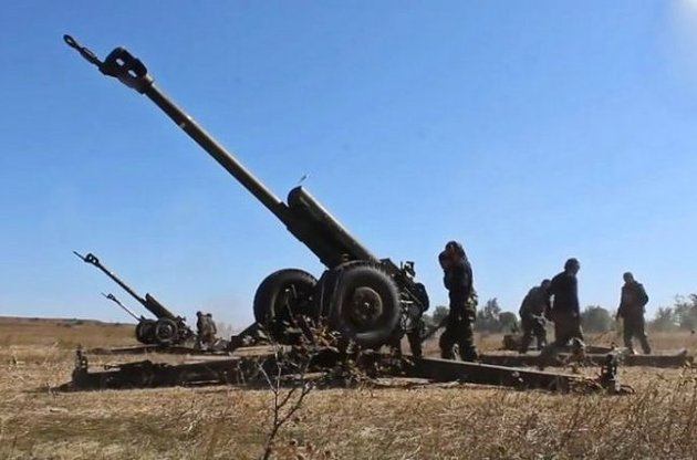 Обстріл українських позицій під м.стаханов