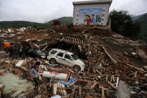 В Китае произошло мощное землетрясение. Есть погибшие и раненые