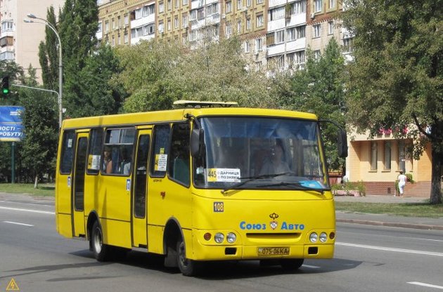 В киевских маршрутках незаконно дорожает проезд