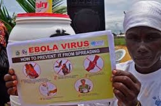 Кількість заражених Эболой перевищила 10 тисяч осіб
