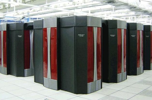 Один из созданных ранее &quot;погодных&quot; суперкомпьюторов Cray X1E