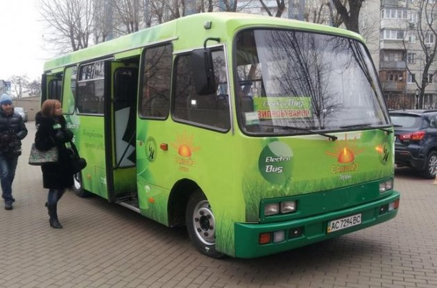 Перший український електробус презентовано в Києві