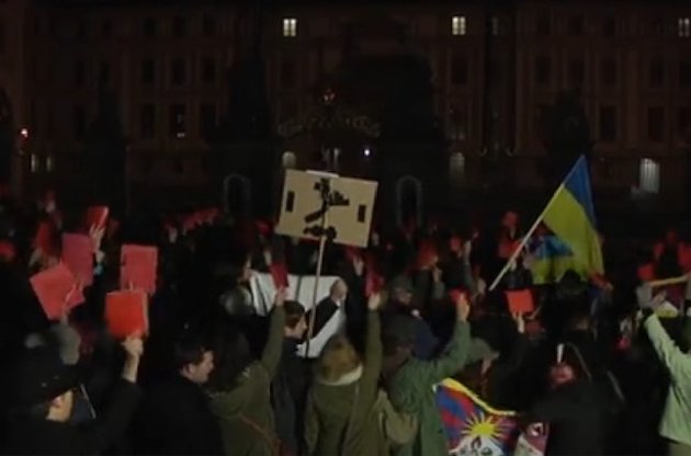 В Праге снова протестуют против политики президента Чехии