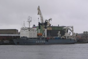 Російський військовий корабель помічений у виключній економічній зоні Латвії