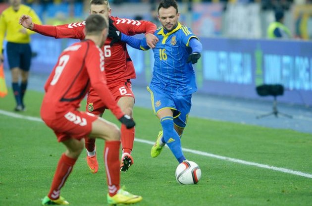 В матче с Литвой прервалась рекордная серия сборной Украины