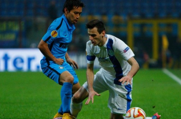 &quot;Днепр&quot; открыл счет в матче с &quot;Интером&quot;, но победить не сумел