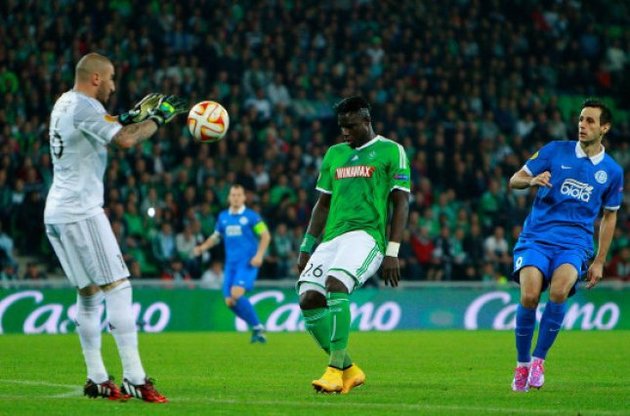 В Сент-Этьене "Днепр" не сумел поразить ворота соперника