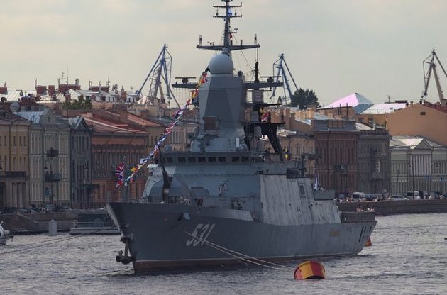 Військовий корабель РФ помічений поблизу територіальних вод Латвії