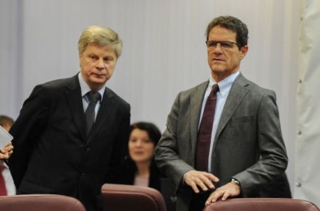 Микола Толстих (зліва) і його організація заборгували Фабіо Капелло майже 300 мільйонів рублів