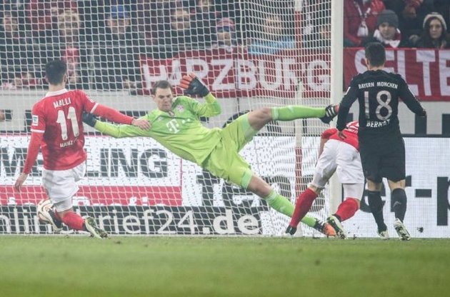 Мануэль Нойер пропустил в чемпионате Бундеслиги всего 4 гола