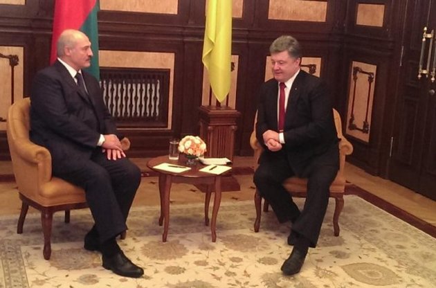 Лукашенко на переговорах з Порошенко: "Треба буде від Білорусі щось - скажи"
