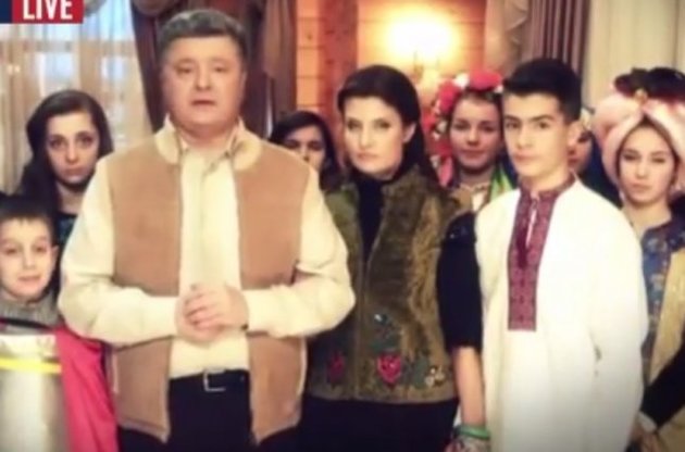 Президент поздравил Украину с Рождеством