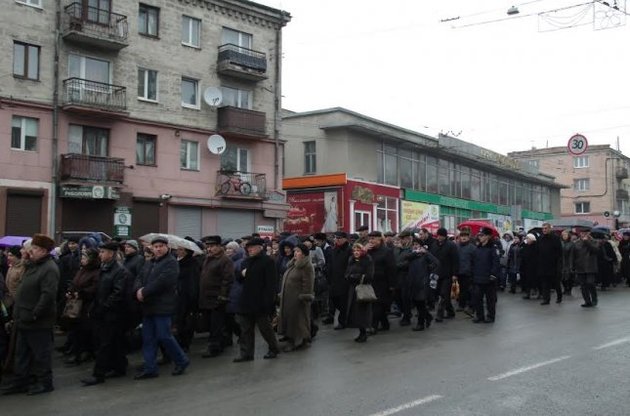 На марш миру в Тернополі вийшли кілька тисяч людей