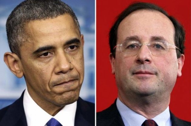 Обама и Олланд обсудили обострение ситуации на востоке Украины