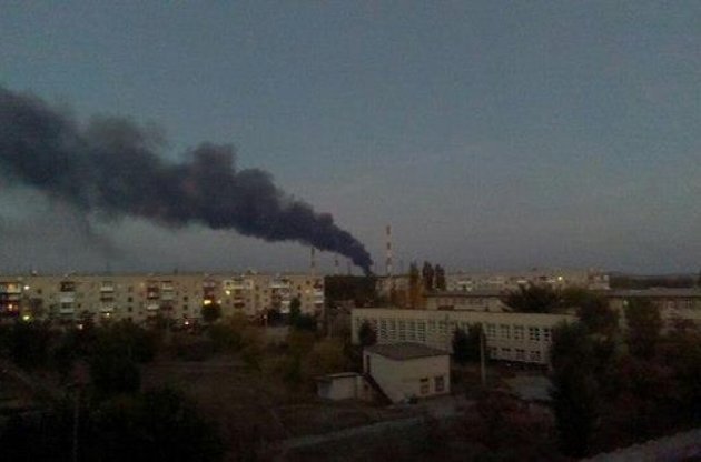 Луганскаое Счастье замерзает