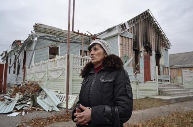 Станица Луганская находится под постоянным обстрелами