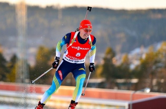 Сергей Семенов завершал эстафету у Украины