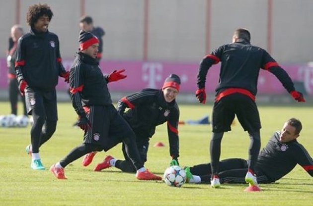 Перед вылетом во Львов "Бавария" пребывает в отличном настроении