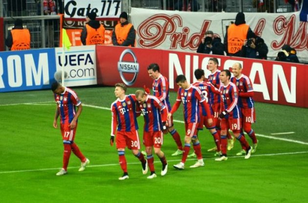 Перед стартом плей-офф Лиги Чемпионов букмекеры отдают предпочтение "Баварии"
