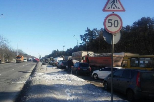 У міліції Київа заявили про ускладнення руху зі столиці через акції