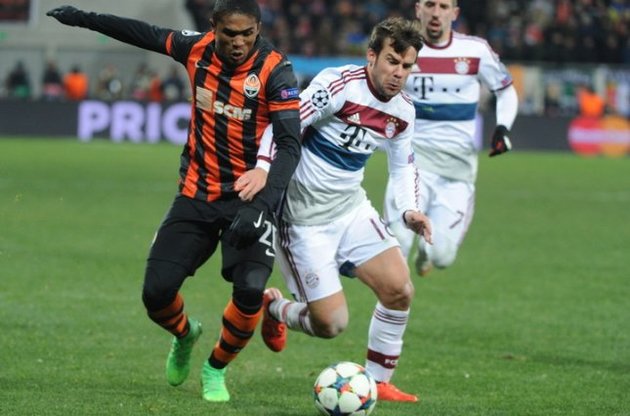 Бразильцев &quot;Шахтера&quot; футболисты &quot;Баварии&quot; лишили контроля за мячом
