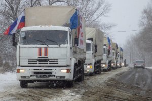 Россия планирует в марте отправить в Донбасс еще три "гумконвоя"