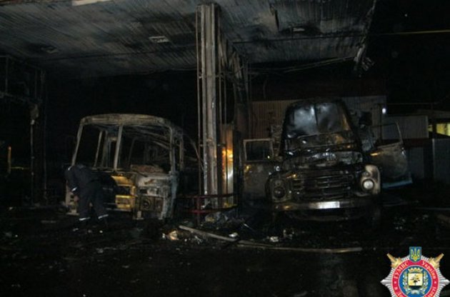 В Славянске ночью на заправке взорвался газ
