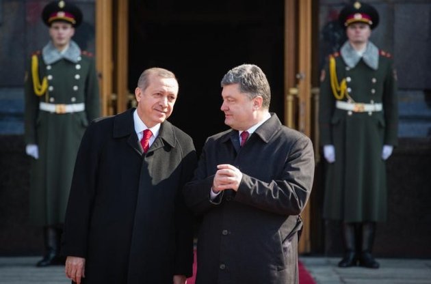 Порошенко провел переговоры с Эрдоганом