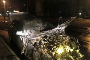 Невідомі спалили авто керівника "Укрзалізниці"